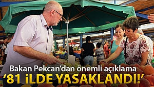 Bakan Pekcan sebze-meyve toptan ve perakende satışına yönelik tedbirleri açıkladı