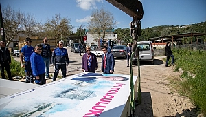 Belediye başkanı "Bodrum'a hoş geldiniz" yazılı mesajını kaldırttı