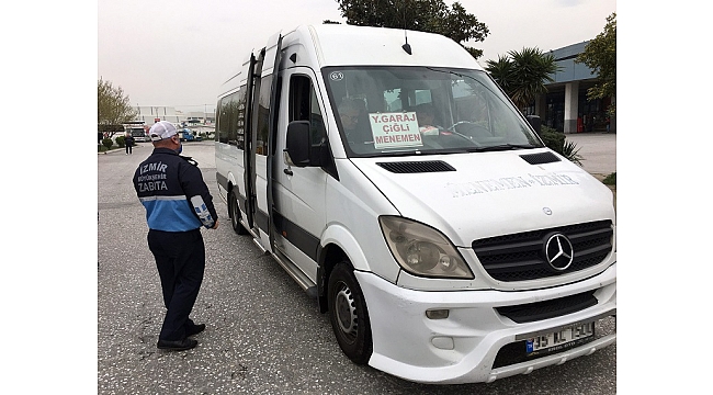 Büyükşehir’den İzmir otogarında denetim