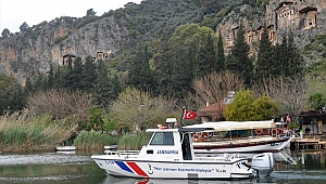 Dalyan'da tekne seferleri durduruldu