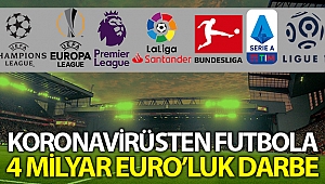 Futbolun korona virüs kaybı 4 milyar Euro