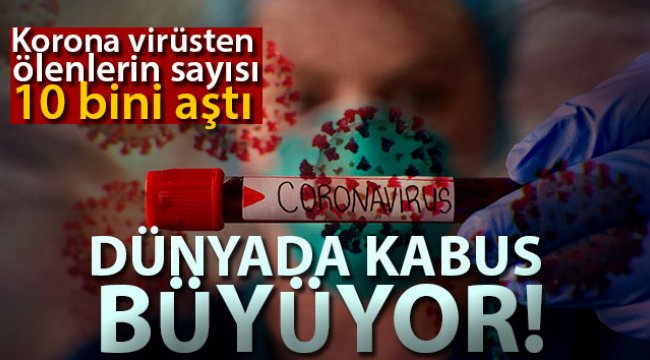 Koronavirüs bir rekora daha imza attı