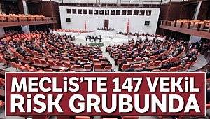 Meclis’te 147 vekil risk grubunda