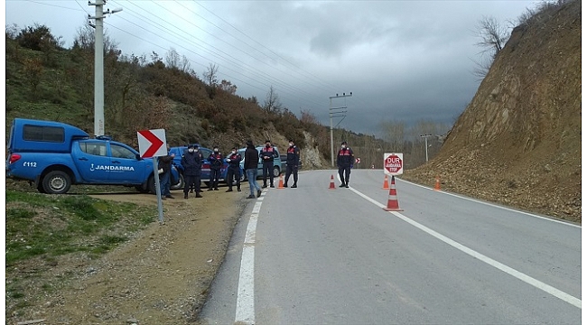 Simav'da bir köy karantinaya alındı