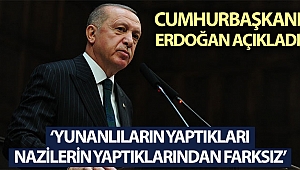 “Yunanlıların yaptıklarının Naziler'in yaptıklarından farkı yok