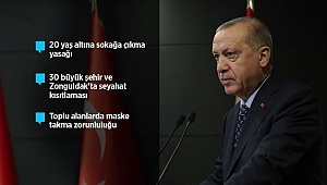 20 yaş altına sokağa çıkma yasağı geldi