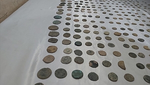 570 parça sikke ve madalyon ele geçirildi
