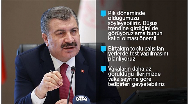 "Bizi bu noktaya, tedbirlere uyum ve titizlik getirdi"