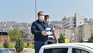 Çiğli’de drone ile dezenfekte başladı