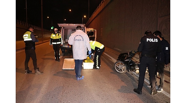 Denizli'de duvara çarpan motosikletin sürücüsü öldü