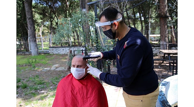 Down sendromlu "Komiser Şefik'e" özel izinle tıraş