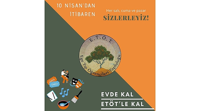 Egeli tıbbiyelilerden “Evde Kal” çağrısına destek