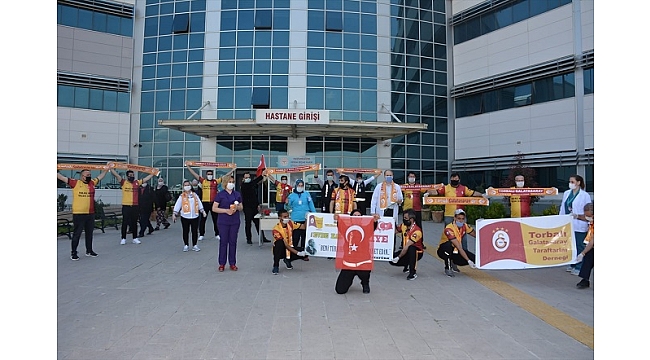 Galatasaraylılardan, Torbalı Devlet Hastanesini ziyaret