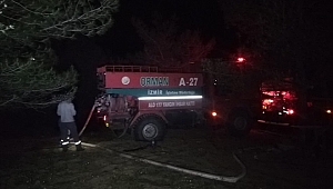 İzmir'de ormanlık alanda çıkan yangın söndürüldü