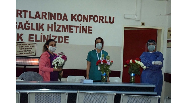 İZTO’dan sağlık çalışanlarına “Çiçek” morali