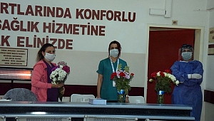 İZTO’dan sağlık çalışanlarına “Çiçek” morali