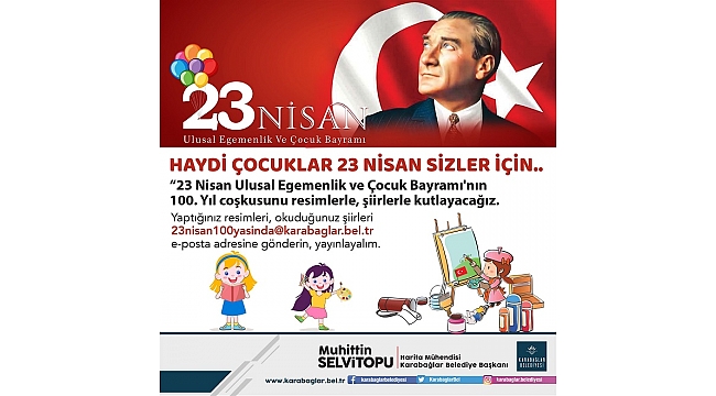 Karabağlar'da 23 Nisan coşkusu dinmiyor