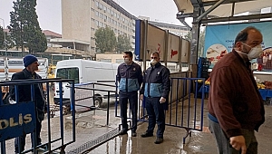 Konak’ta pazaryerlerine sıkı önlem