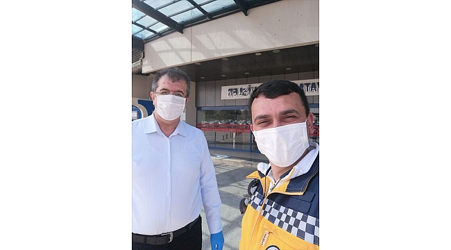 Koronavirüsü yenen Başhekim taburcu edildi