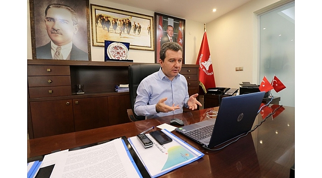 Koştu, Büyükşehir istişare toplantısına telekonferansla katıldı
