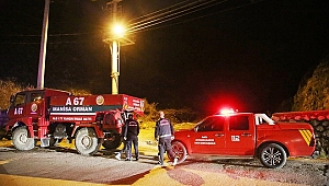 Manisa'da makilik alanda çıkan yangın söndürüldü