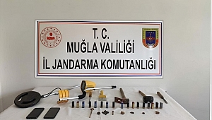 Muğla'da kaçak kazı yapan 3 kişi suçüstü yakalandı