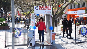 Salihli’de Dezenfeksiyon Parkuru Hizmete Girdi
