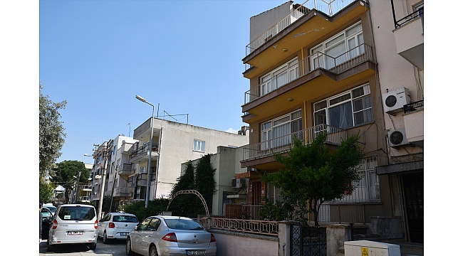 Turgutlu'da bir apartman karantinaya alındı