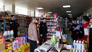Uşak’ta koronavirüs önlemleri kapsamında denetimler sürüyor