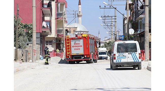 Yangınını söndürmeye çalışan kişi yaralandı