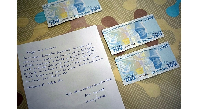 Yurtta karantinada kalan işçiler, öğrenciler için harçlık bırakıp mektup yazdı