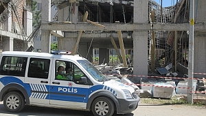 Afyonkarahisar'da inşaattaki çökmede iki işçi yaralandı