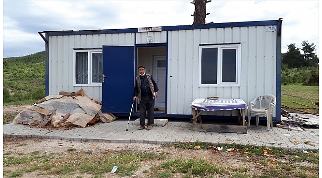 Dolandırıldı konteynerde yaşam mücadelesi veriyor
