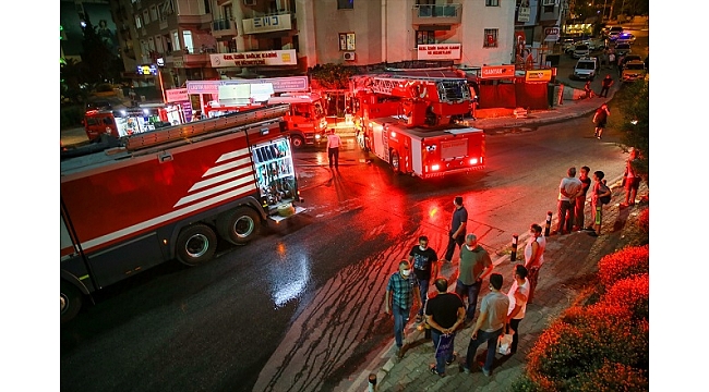İş yerinde çıkan yangın hasara neden oldu