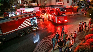 İş yerinde çıkan yangın hasara neden oldu