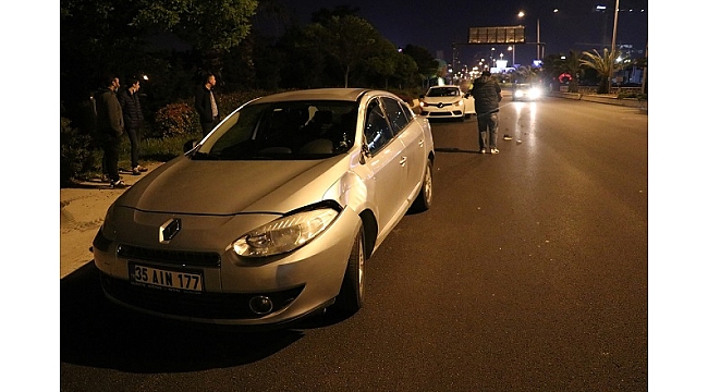 İzmir'de otomobilin çarptığı kişi ağır yaralandı
