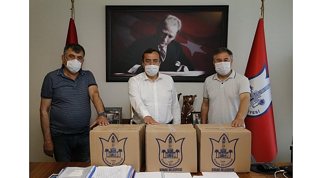 Konak’ta amatör kulüplere gıda desteği