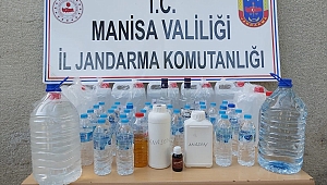 Manisa'da kaçak içki operasyonu