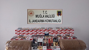 Muğla'da kaçak tütün ve sigara operasyonu