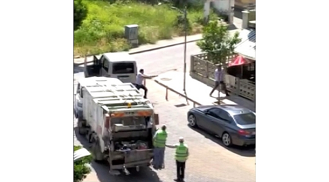 Salihli'de bir kişinin yaralandığı silahlı saldırı kameraya yansıdı