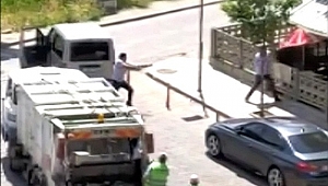Salihli'de bir kişinin yaralandığı silahlı saldırı kameraya yansıdı