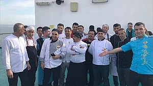 Türk gemi çalışanları, karantinanın ardından ailelerine kavuştu