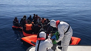 Türk kara sularına bırakılan 30 sığınmacı kurtarıldı
