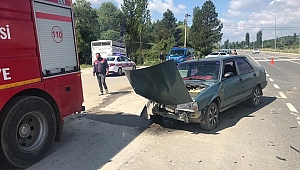 Banaz'da trafik kazası: 2 yaralı
