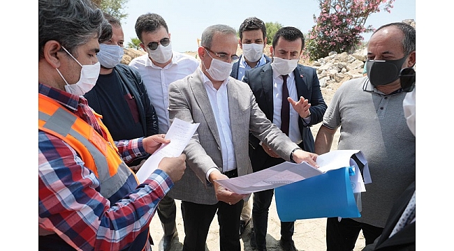 Başkan Sürekli’den Efes Kanal Yolu müjdesi