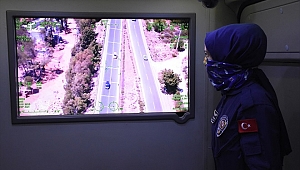 Emniyetin "uçan göz"ü turizm merkezlerinde denetimde