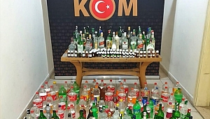 İçki kaçakçılığı operasyonunda 3 zanlı yakalandı