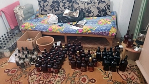 İzmir'de sahte içki operasyonu