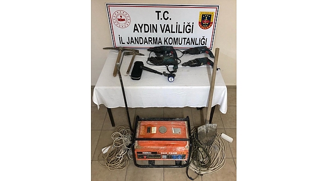 Kaçak kazı operasyonunda 9 kişi yakalandı