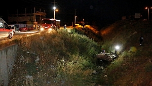 Kaza yapan sürücü otomobili bırakıp kaçtı,hastane de bulundu